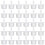300Pcs White Drip Irrigation Emitters Durable Uv-Resistant for Garden 2