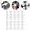 300Pcs White Drip Irrigation Emitters Durable Uv-Resistant for Garden 11