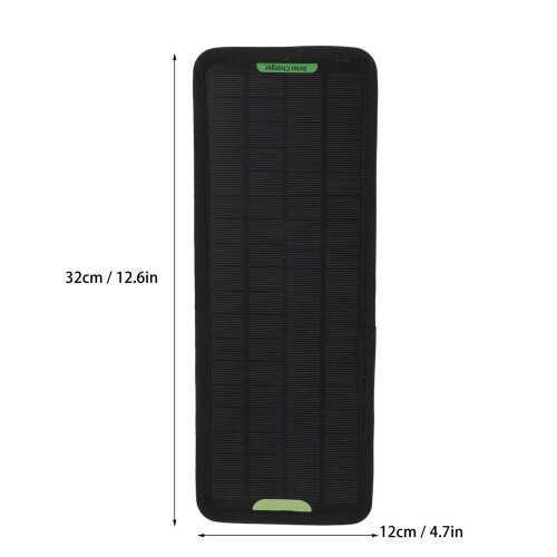 12V 10W Waterproof MPPT Solar Charge Controller with USB Black 1