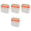 4Pcs Home Use Hanging Trash Can Plastic Waste Container with Flip Lid 3