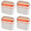 4Pcs Home Use Hanging Trash Can Plastic Waste Container with Flip Lid 5