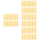 200Pcs Replacement Nibs for Acrylic Paint Markers Smooth Yellow Tips 5