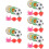 30Pcs Assorted Color Pool Float Drink Holders Inflatable Cup Holders 11