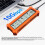 M.2 NVME Protocol SSD Enclosure with Display Screen USB Type C SSD Adapter for NVME PCIE SSD Disk Box,Deep Space Grey 3