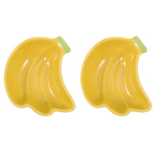 2Pièces Accessoires Jaunes En Céramique Pour De Hamsters