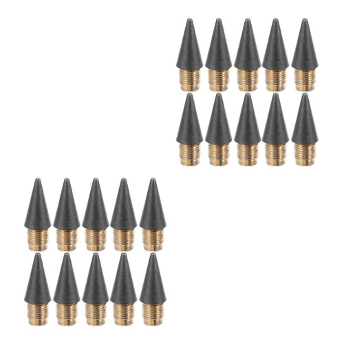50Pièces Rechargeables Crayon Pratique Noire Taille-Crayon