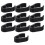 20Pièces Clips Câbles Micro En Plastique Noir Durable Pour Maison 2