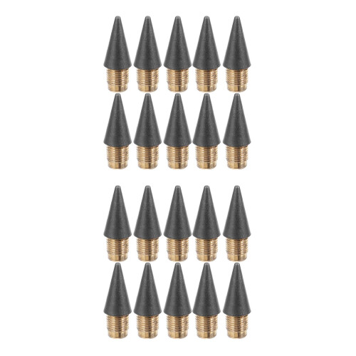 50Pièces Rechargeables Crayon Pratique Noire Taille-Crayon 2