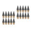 50Pièces Rechargeables Crayon Pratique Noire Taille-Crayon 6