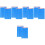 120Pièces Crayons De Cire Bleus Marqueurs Pour Dessin Textile 5