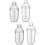 2Sets Transparent Milk Tea Shaker Set with Scale for Bar Use 7