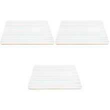 3St Duurzame Kleine Whiteboards Zwart Droog Uitwisbaar PVC En Hout