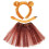4Sets Hoofdband Met Oren En Polyester Voor Feest 2