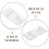 50Pièces Fermoirs Transparente En Pour Coffrets Cabinets 6