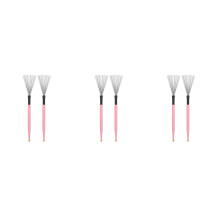 3Paren Paar Praktische Roze Wire Drum Borstels Hout Carbon Staal Set