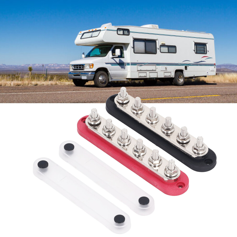 M8 Power Bus Bar Terminal 300A Brass Stainless Steel 12-48V For Car Boat Marine 3251386391214