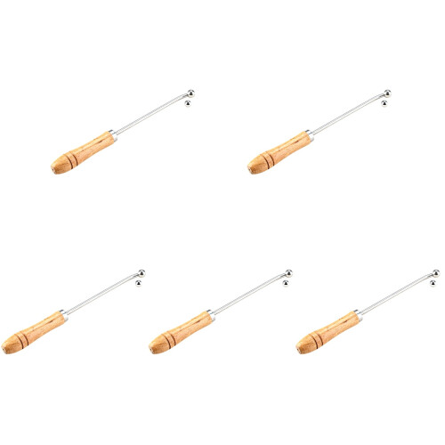 5Ensembles Kit Réparation Saxophone Métal Durable Accessoires Khaki