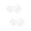 2Pièces Règle Couture Transparent Motifs Doubles Précis 7