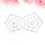 2Pièces Règle Couture Transparent Motifs Doubles Précis 9