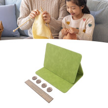 Knit & Crochet Pattern Keeper in Green Foldable Chart Holder Vintage Design