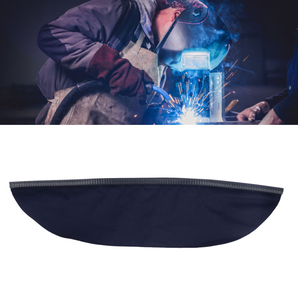 Welding Helmet Bib With Heat-Resistant & Flame Retardant Material 15 Inch Cover 4621386393430