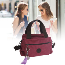 Sac en toile vintage grande capacité rouge Multi-Comp