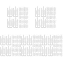 1000Pièces Clips Blancs Pour Chemise Pliable Vêtements Polyvalents
