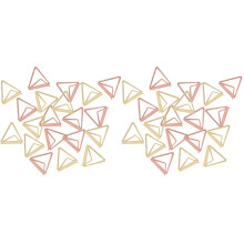 80Pièces Porte-Numéros Table Métal Clips Colorés