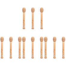 12Pièces Bâtons Mélangeurs Bois Pour Miel Usage Familial