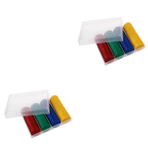 320Pièces Disques Ronds Multicolores Pour Compter Et Jeux De 2