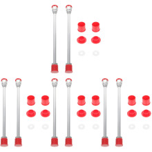 8PiÚces Perche Télescopique Argentée Pour Pistolet à Airless