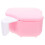 5Pièces Boîte Rose Pour Prothèses Dentaires Portable En PP Durable 1