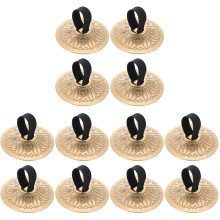 6Paires Petites Cymbales Dorées Pour Enfants Danse Et