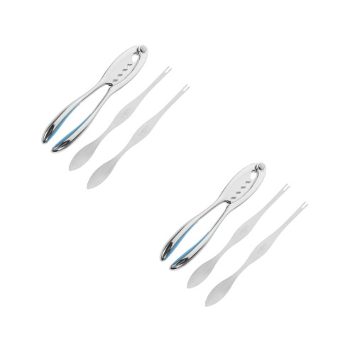 2Ensembles Outils Crabes Zinc Antidérapants Multicolores