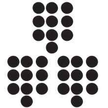 60Ensembles Dots Auto-Adhésifs Nylon Noir Pour Fixation Réutilisable