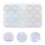 3Ensembles Porte-Lentilles Assortis Design Simple Durable 9