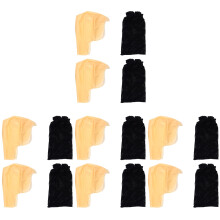 16Pièces Filet Élastique Et Bonnet Chauve Latex Idéal Pour