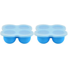 2Pièces Plateau Congélation Bébé Silicone Pour Aliments