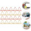 80Pièces Porte-Numéros Table Métal Clips Colorés 9