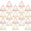 80Pièces Porte-Numéros Table Métal Clips Colorés 11