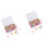 2Pièces Ensemble De Perles Acryliques DIY Multicolores Pour Filles 4