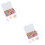 2Pièces Ensemble De Perles Acryliques DIY Multicolores Pour Filles 6