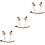3Ensembles Décorations Oreilles Et Queue Girafe Prop Cosplay Durable 5