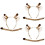 3Ensembles Décorations Oreilles Et Queue Girafe Prop Cosplay Durable 6