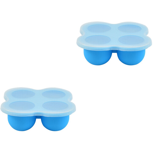 2Pièces Plateau Congélation Bébé Silicone Pour Aliments 1