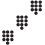 60Ensembles Dots Auto-Adhésifs Nylon Noir Pour Fixation Réutilisable 5