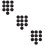60Ensembles Dots Auto-Adhésifs Nylon Noir Pour Fixation Réutilisable 9