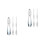 2Ensembles Outils Crabes Zinc Antidérapants Multicolores 6