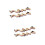 4Pcs Assorted Color Ukulele Strap Durable Small Guitar Shoulder Sling 7