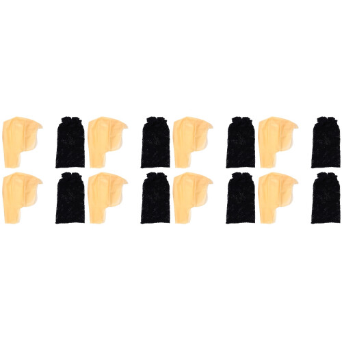 16Pièces Filet Élastique Et Bonnet Chauve Latex Idéal Pour 2